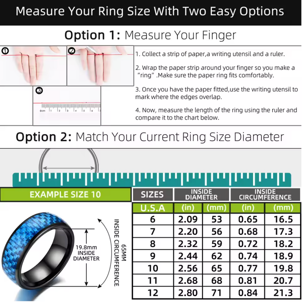 Advanced Smart Ring Carbon Fiber - Health Monitoring - Increase sleep quality